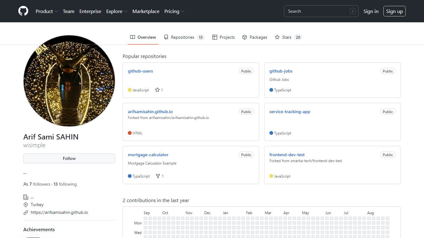 wisimple (Arif Sami SAHIN) · GitHub
